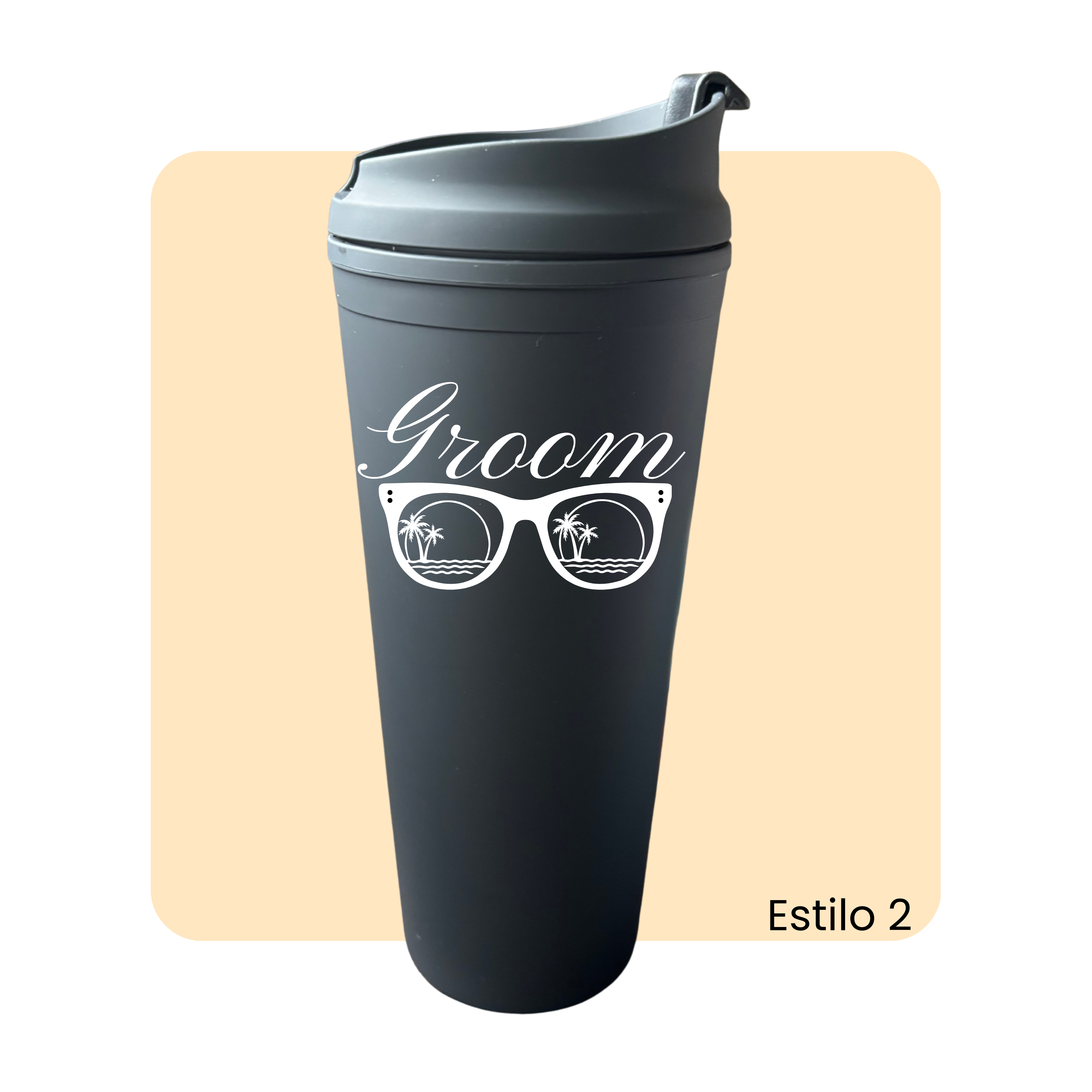 Termo "Groom" acrílico
