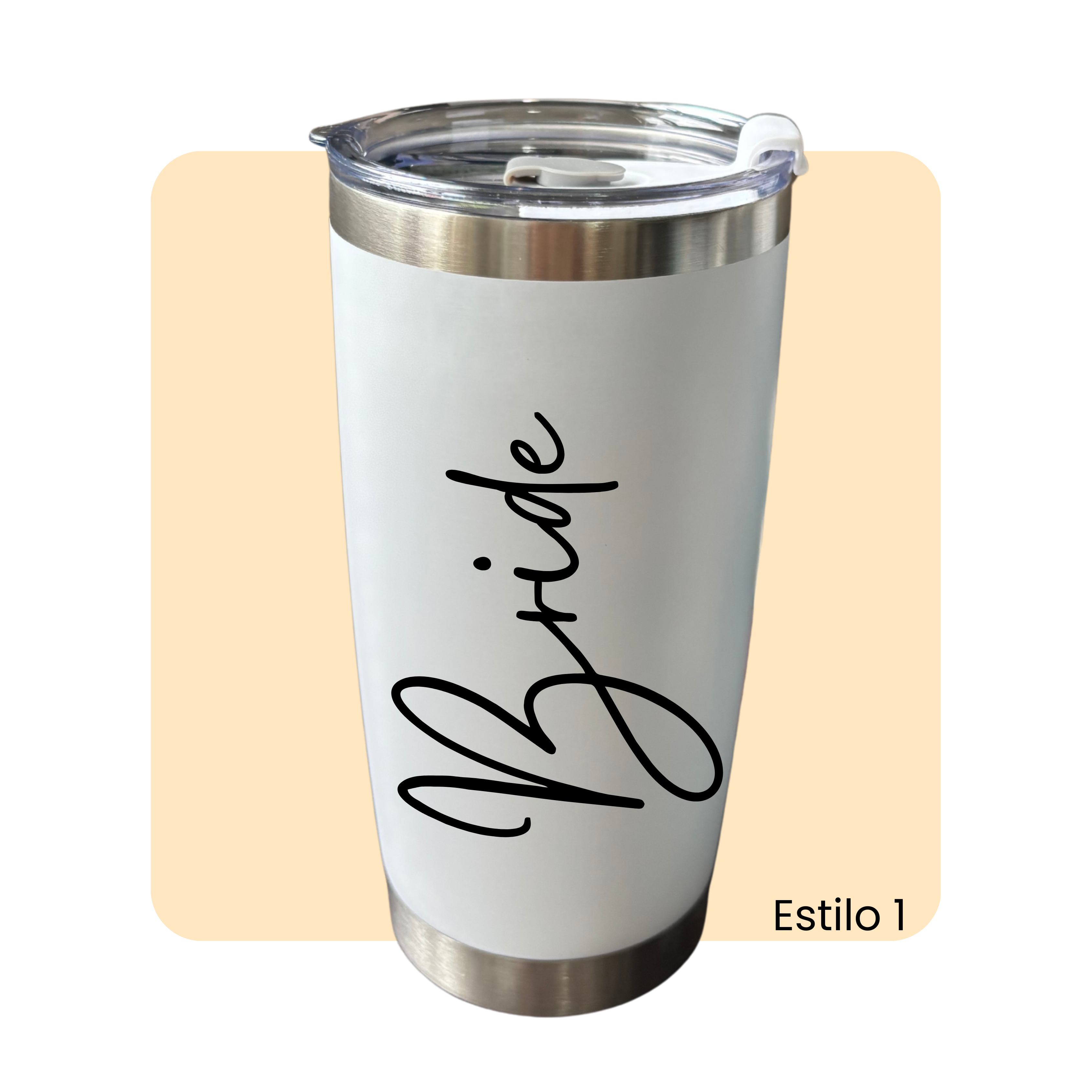 Termo "Bride / Groom" acero