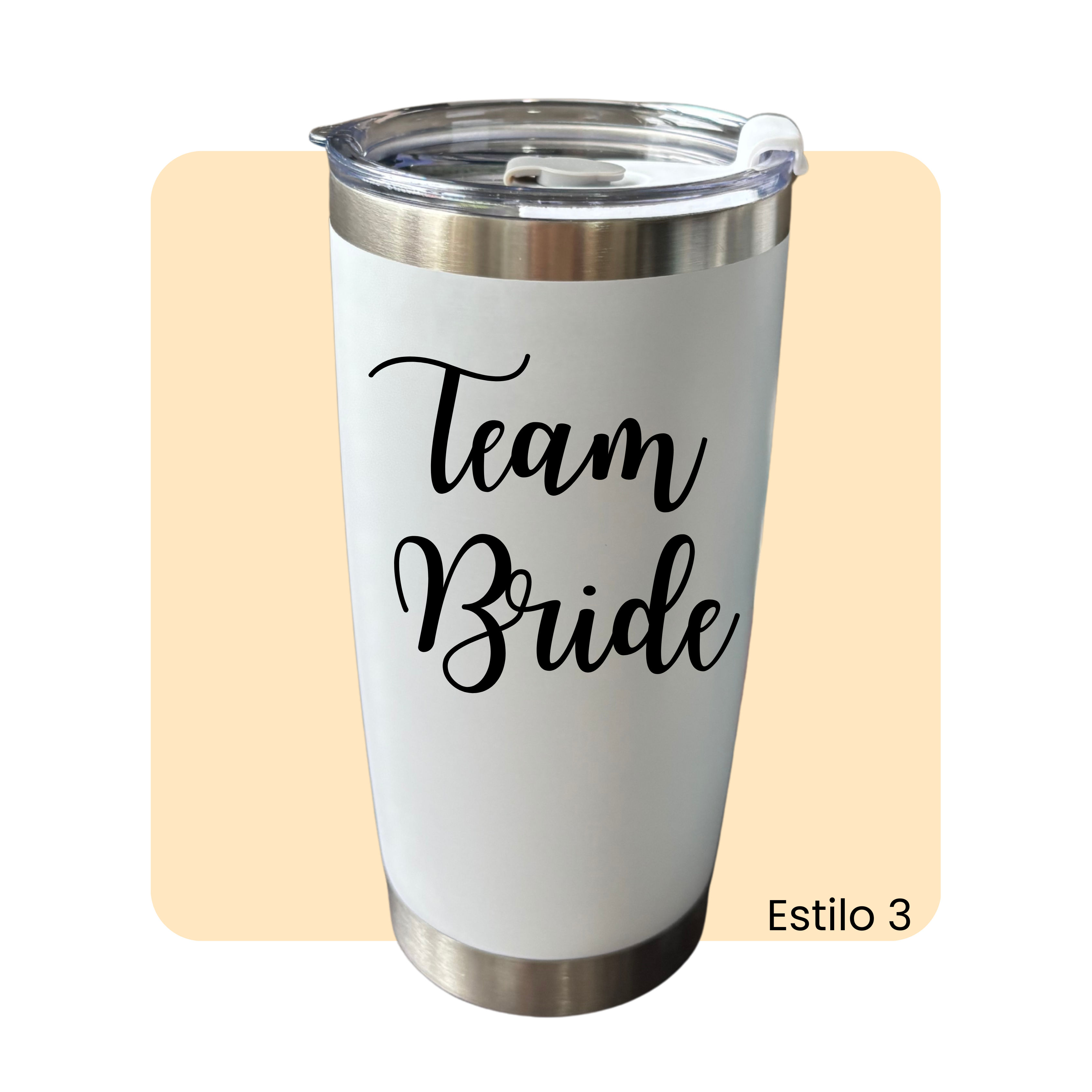 Termo "Bride / Groom" acero